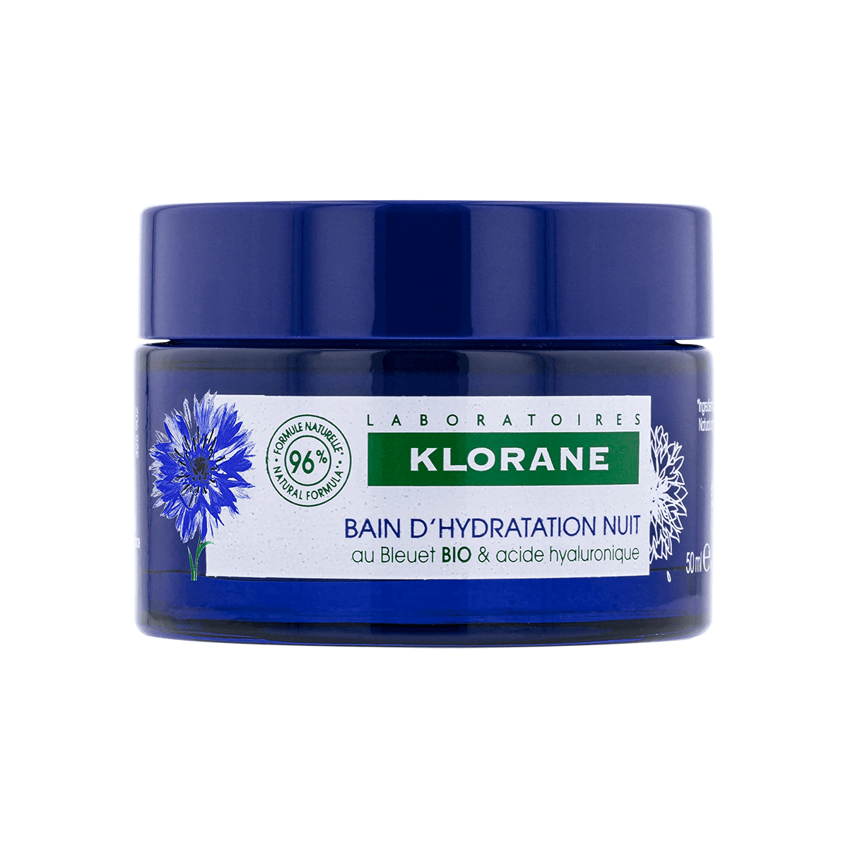 Klorane Bleuet bio soin d'hydratation nuit, image principale