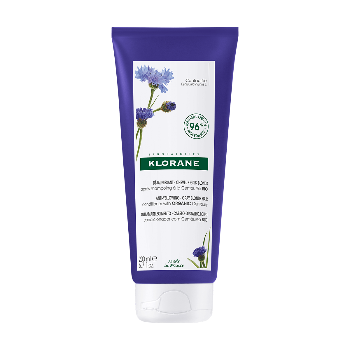 Klorane Centaurée bio après-shampooing, image principale