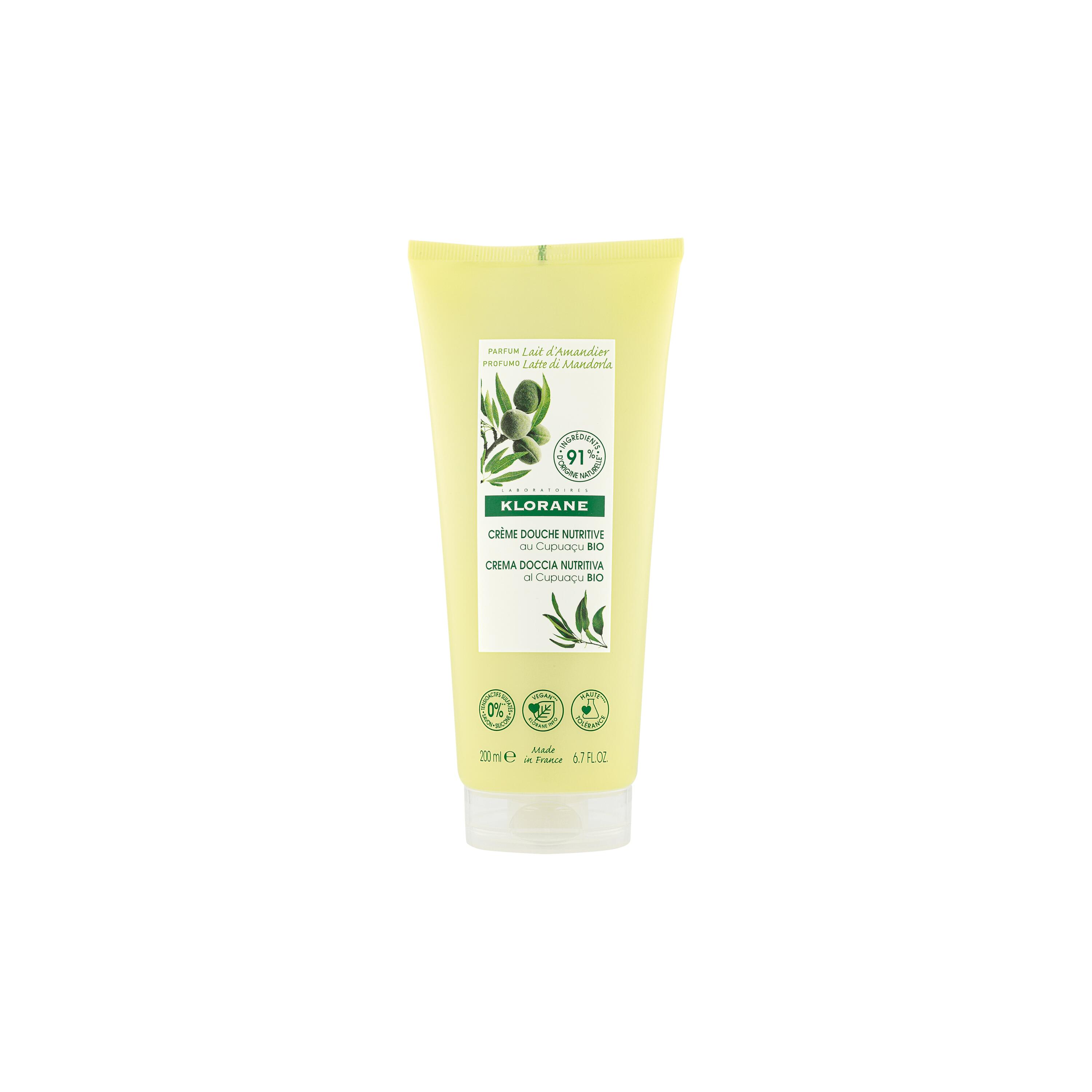 Klorane Crème de douche lait d'amandier