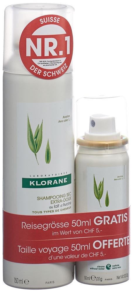 Klorane shampooing sec, image principale