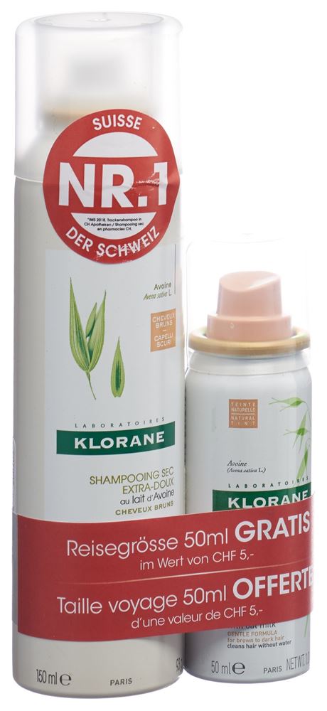 Klorane shampooing sec, image principale Klorane shampooing sec, image principale