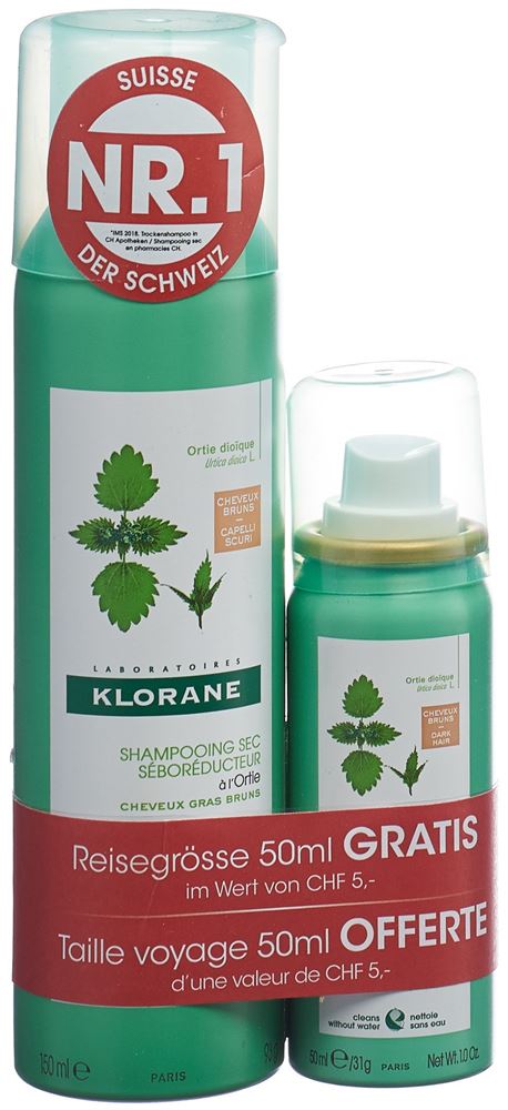 Klorane shampooing sec, image principale