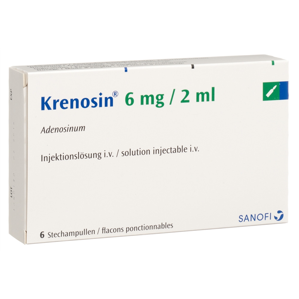 KRENOSIN Inj Lös 6 mg/2ml Amp 2 ml, Hauptbild