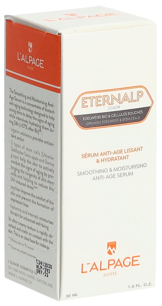 L'ALPAGE Eternalp 2040m sérum anti-âge