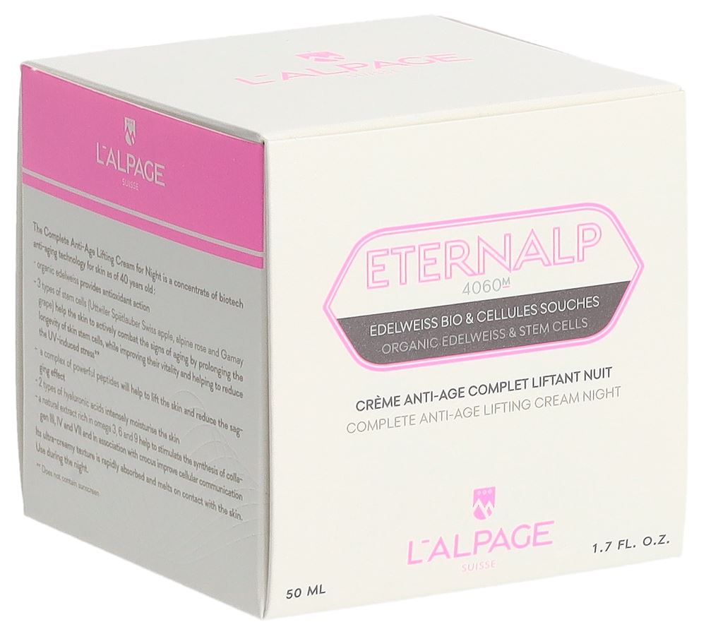 L'ALPAGE Eternalp 4060m anti-âge crème nuit