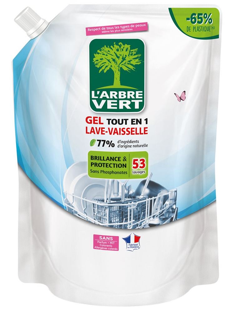 L'ARBRE VERT recharge gel lave-vaisselle écologique