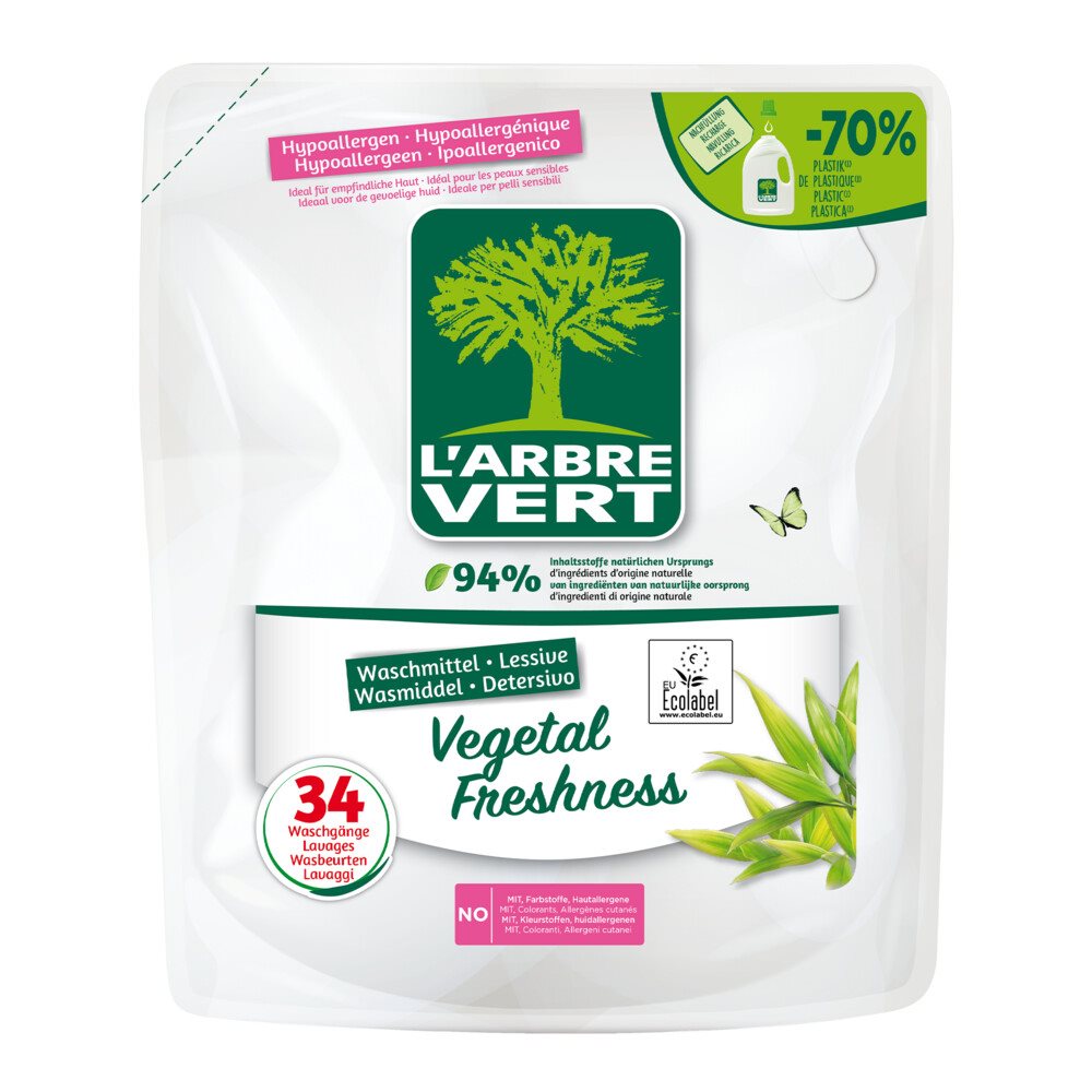 L'ARBRE VERT recharge lessive liquid