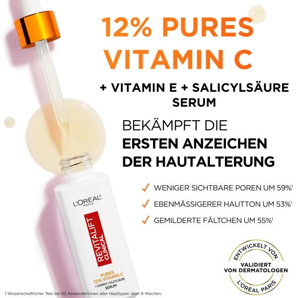 L'OREAL PARIS Revitalift Clinical 12% pures Vitamin C Serum, Bild 4 von 5