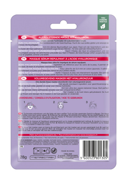 DERMO EXPERTISE Revitalift Filler Tuchmaske, Bild 2 von 4