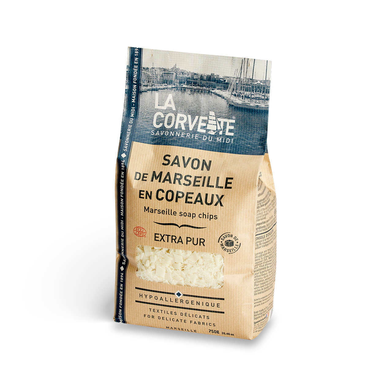 LA CORVETTE savon de Marseille en copeaux