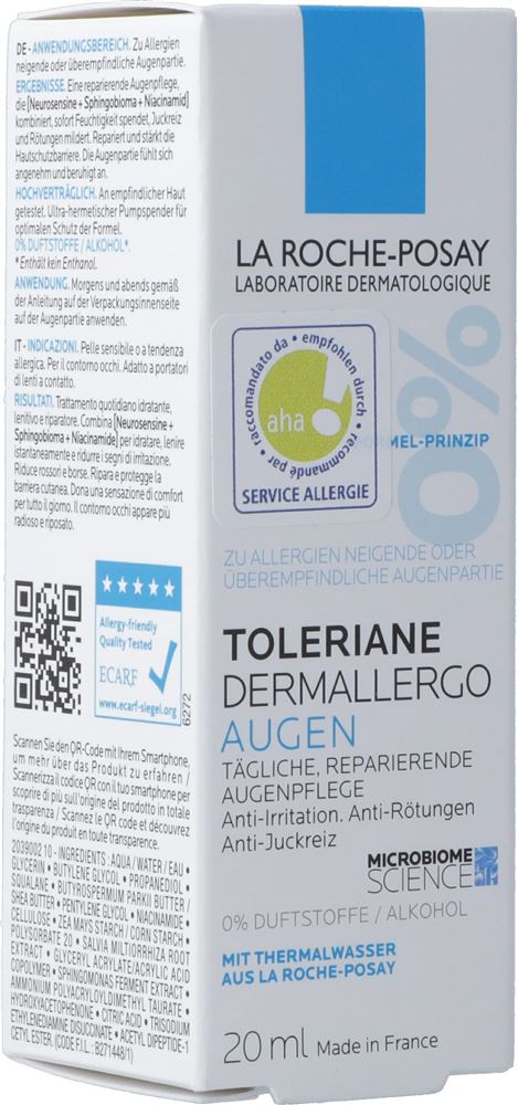 La Roche-Posay Toleriane Dermallergo yeux AHA