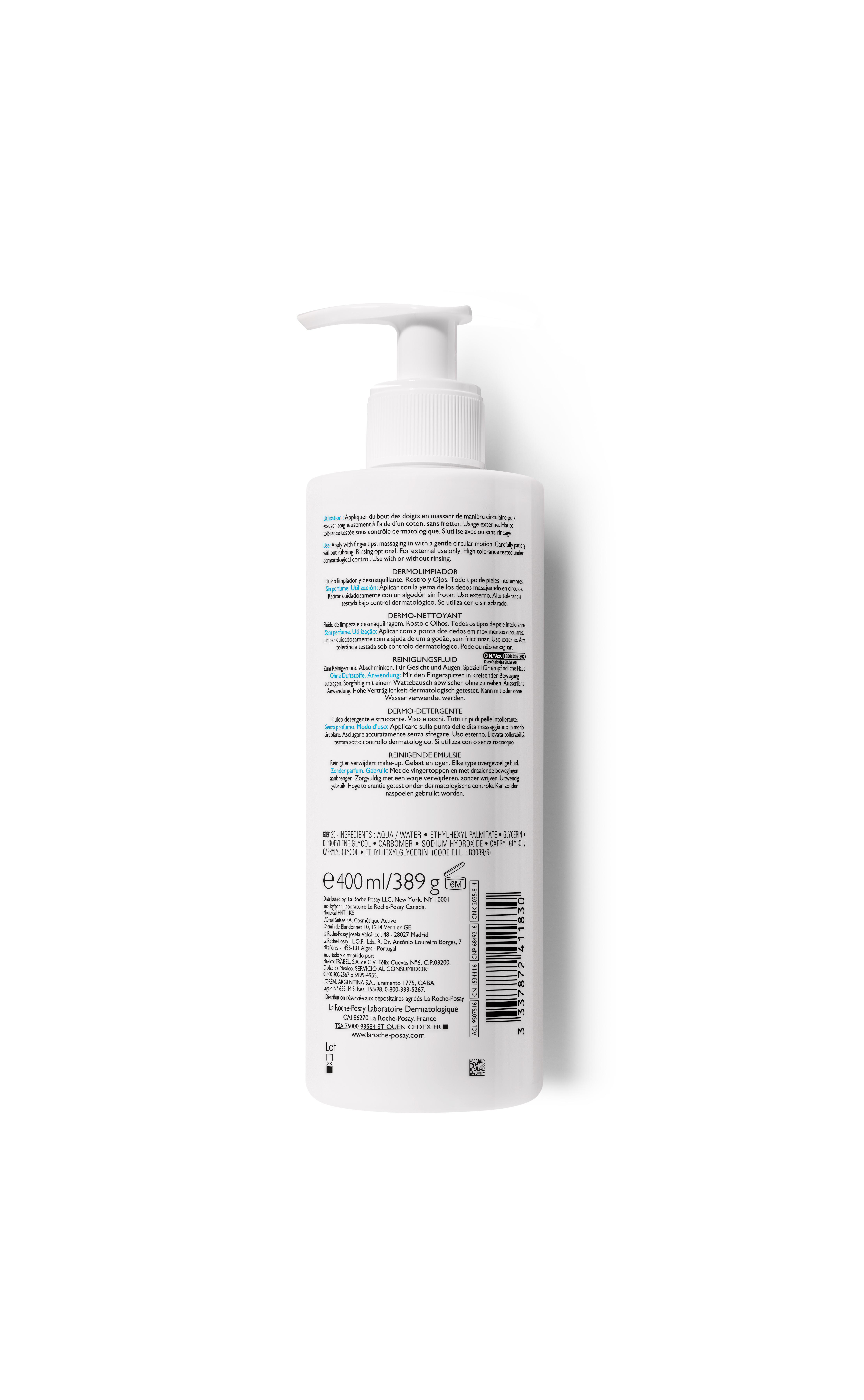 La Roche-Posay Toleriane Dermatologisches Reinigungsfluid, Bild 2 von 3