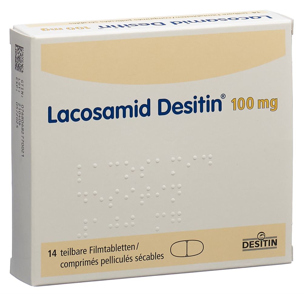 LACOSAMID Desitin 100 mg, image principale