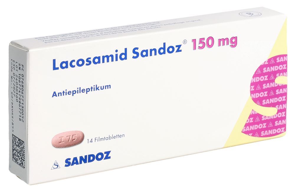 Sandoz Labz LACOSAMID Sandoz Filmtabl 150 mg Blist 14 Stk | Online bestellen