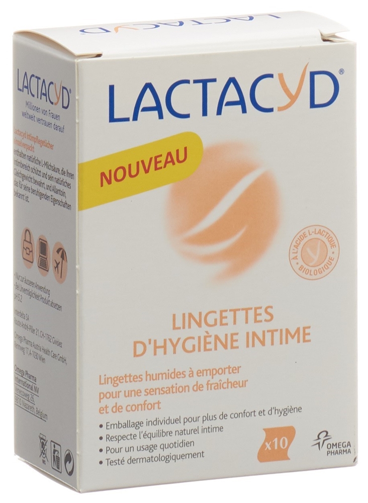 LACTACYD lingettes intimes, image 2 sur 2