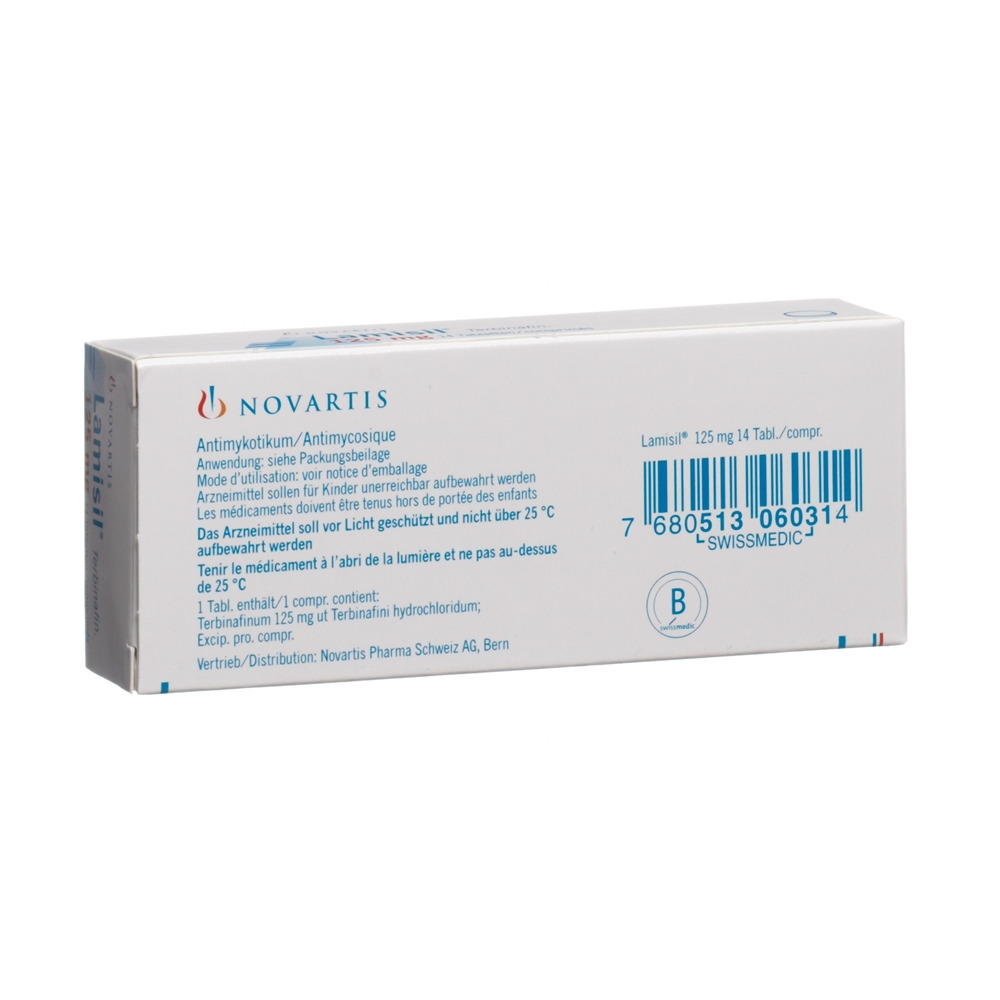 LAMISIL cpr 125 mg blist 14 pce, image 2 sur 2