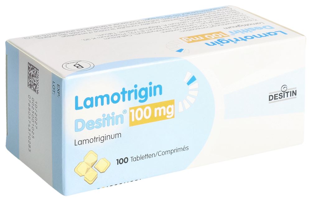 LAMOTRIGINE Desitin 100 mg, image principale