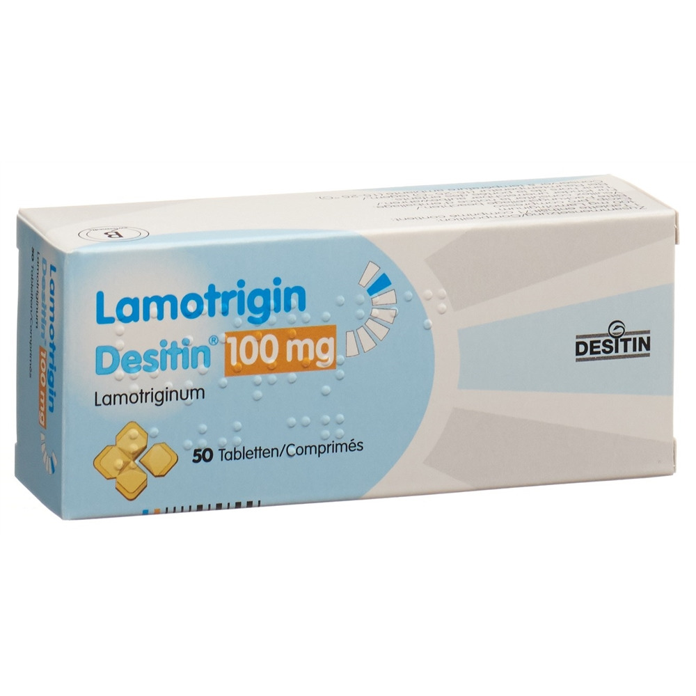 LAMOTRIGINE Desitin 100 mg, image 2 sur 2