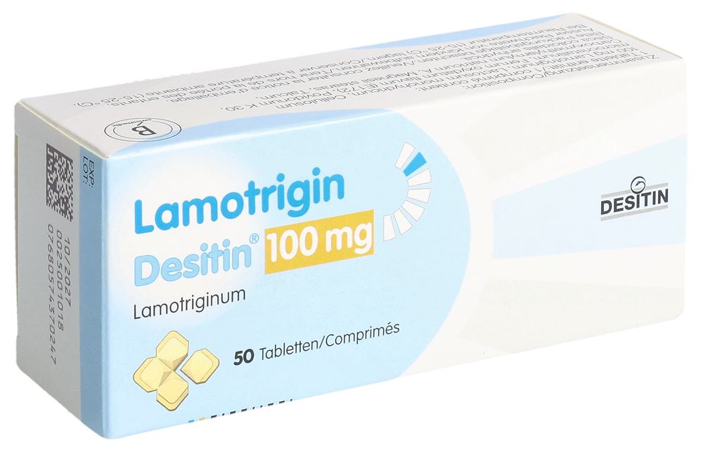 LAMOTRIGINE Desitin 100 mg, image principale