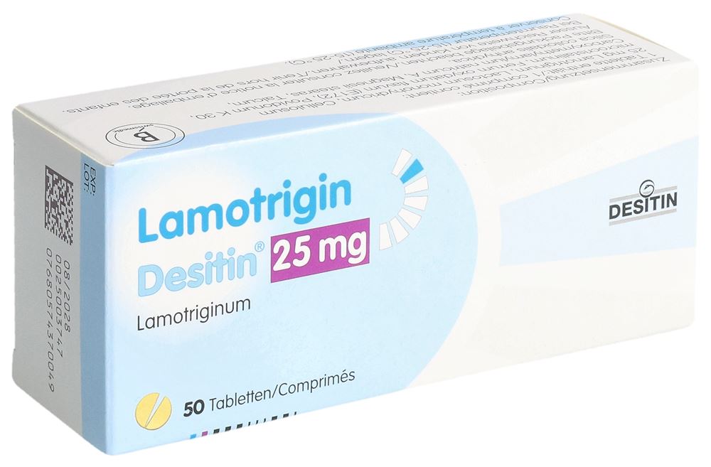 LAMOTRIGINE Desitin 25 mg, image principale