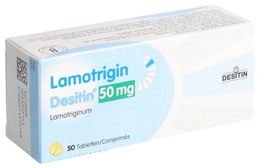 LAMOTRIGINE Desitin 50 mg, Hauptbild