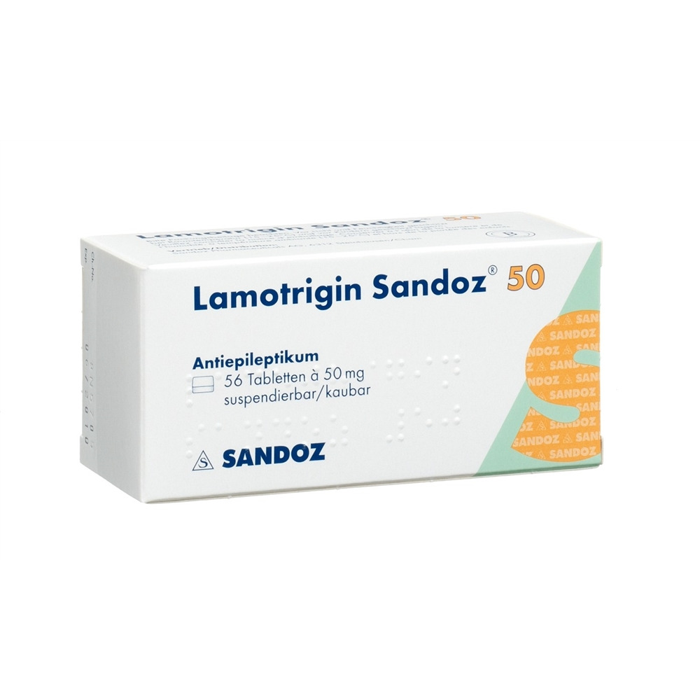 LAMOTRIGINE Sandoz 50 mg, Hauptbild