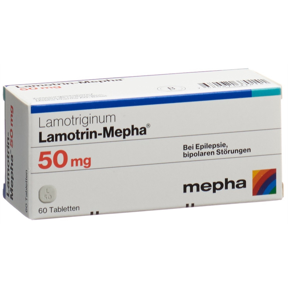 LAMOTRIN Mepha 50 mg, image principale