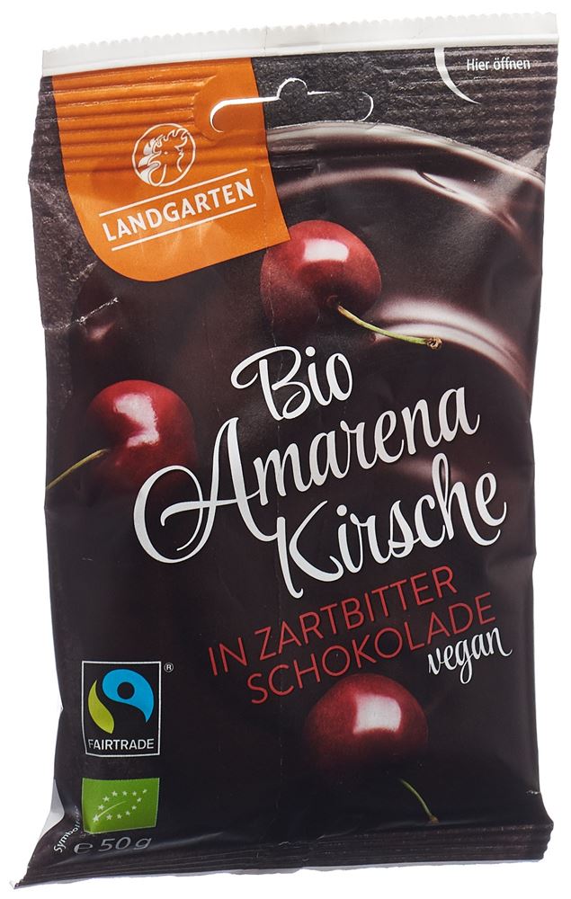 LANDGARTEN cerises amarena enrobées de chocolat noir, image principale