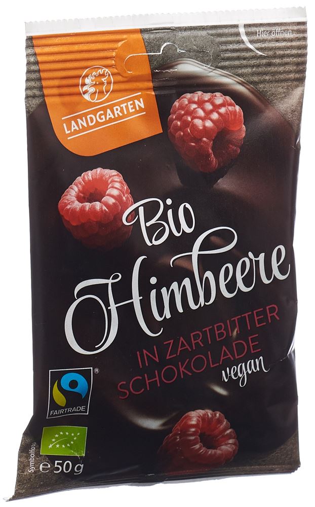 LANDGARTEN framboises enrobées de chocolat noir, image principale