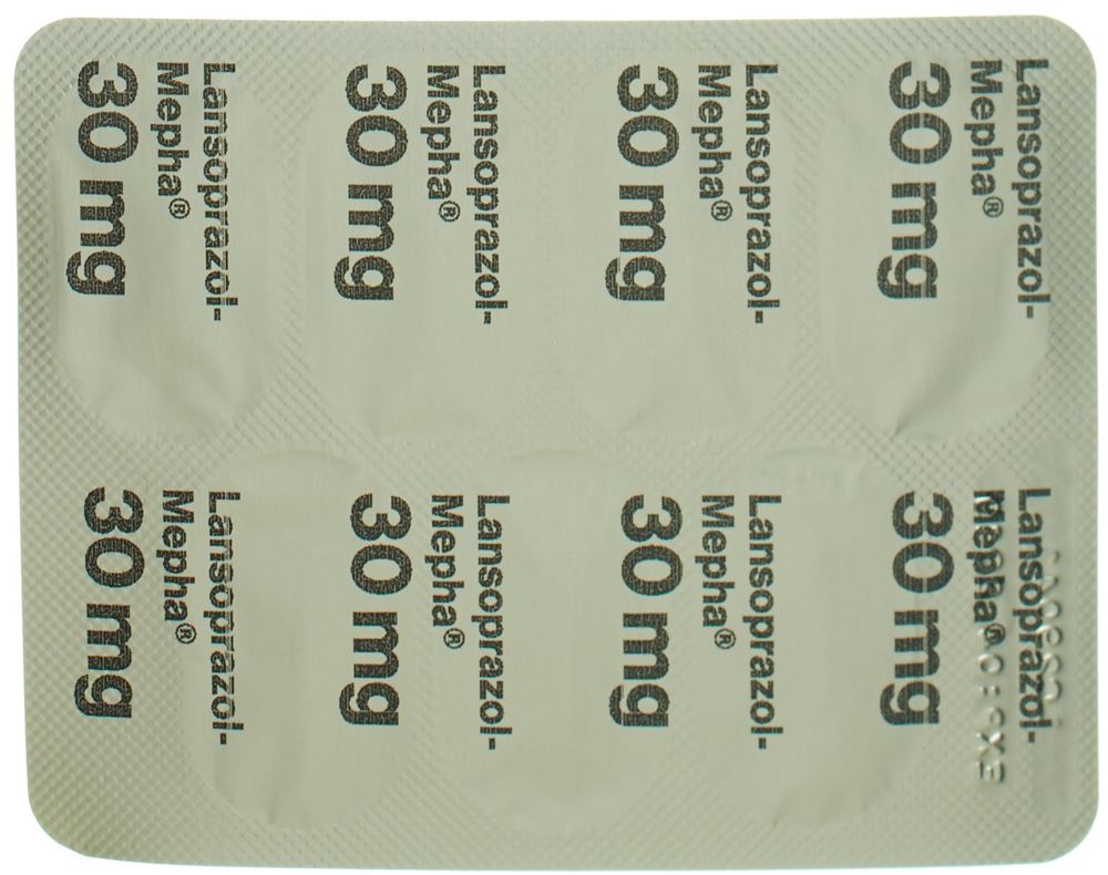 LANSOPRAZOLE Mepha 30 mg, image 2 sur 2