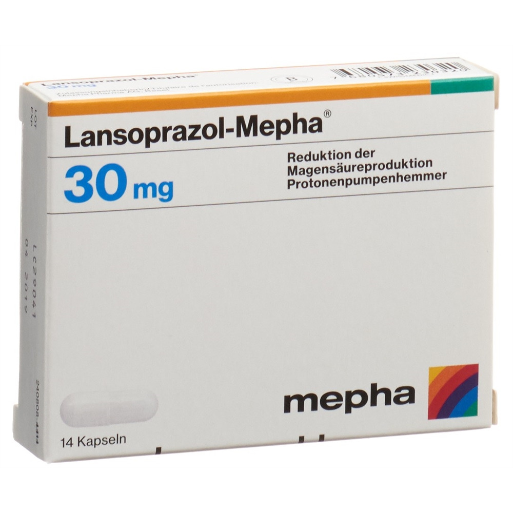 LANSOPRAZOLE Mepha 30 mg, image principale