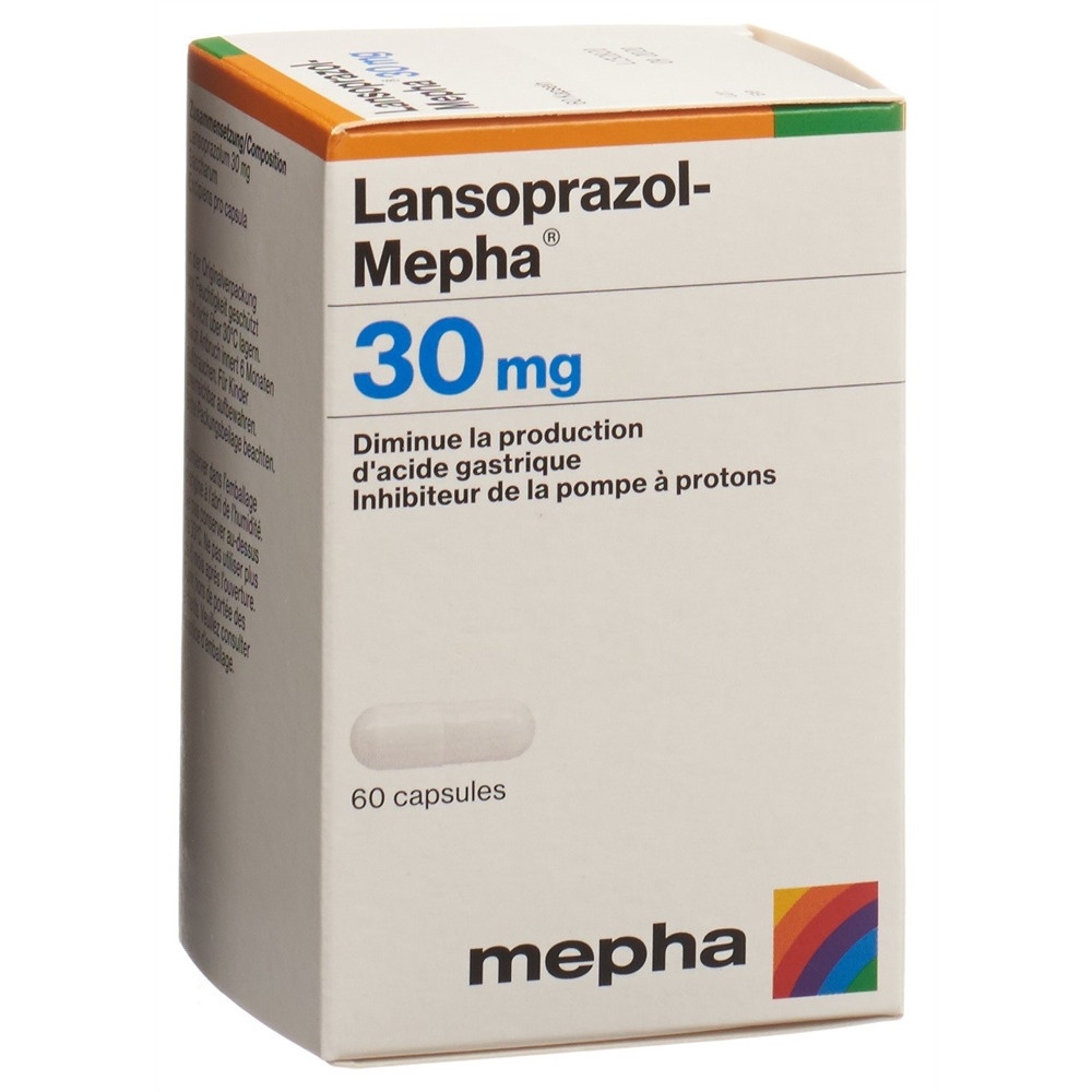 LANSOPRAZOLE Mepha 30 mg, image 2 sur 2