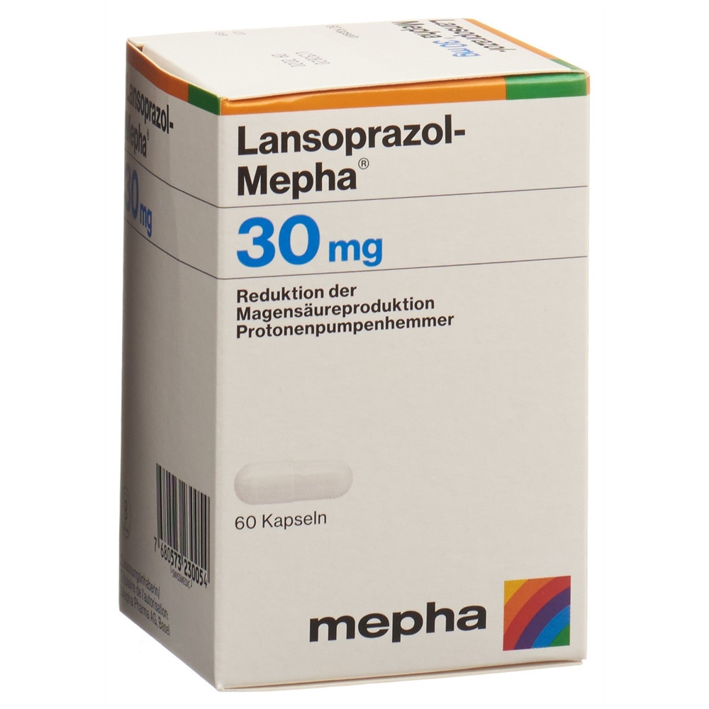 LANSOPRAZOLE Mepha 30 mg, image principale