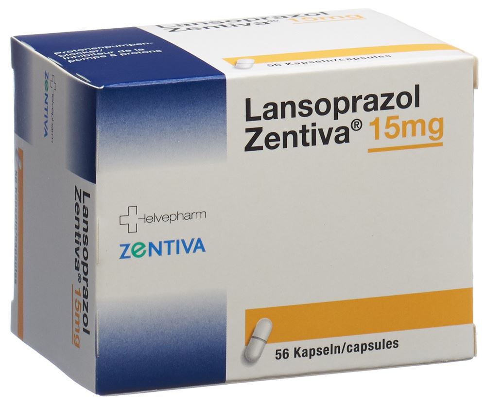 LANSOPRAZOLE Zentiva 15 mg, image principale