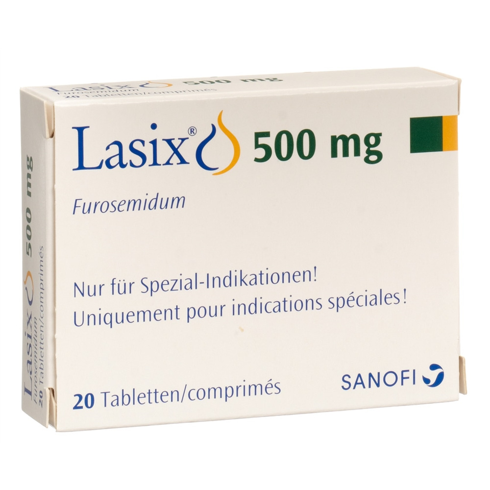 LASIX cpr 500 mg blist 20 pce, image principale