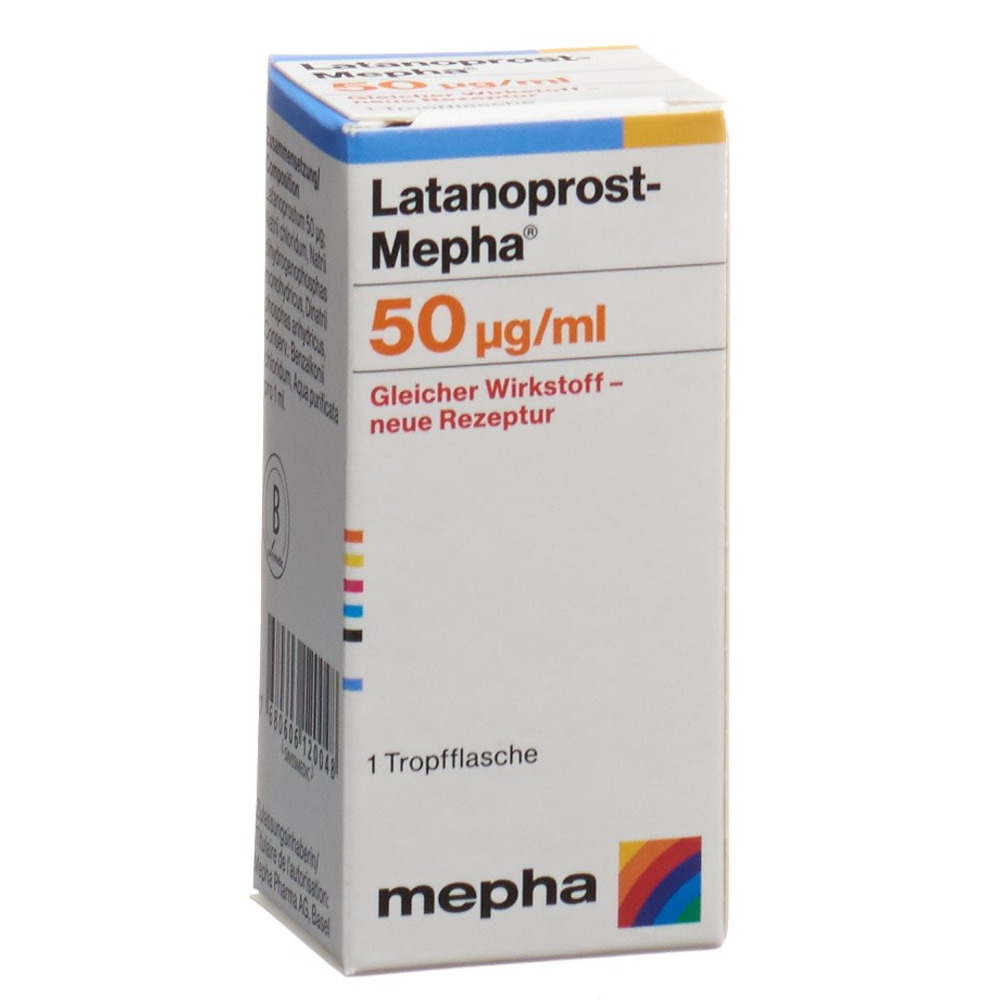 LATANOPROST Mepha 50 mcg/ml, Hauptbild