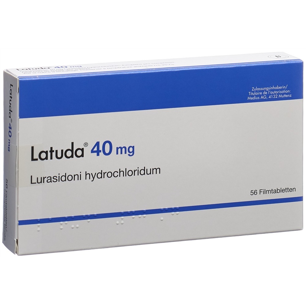 LATUDA Filmtabl 40 mg Blist 56 Stk, Hauptbild