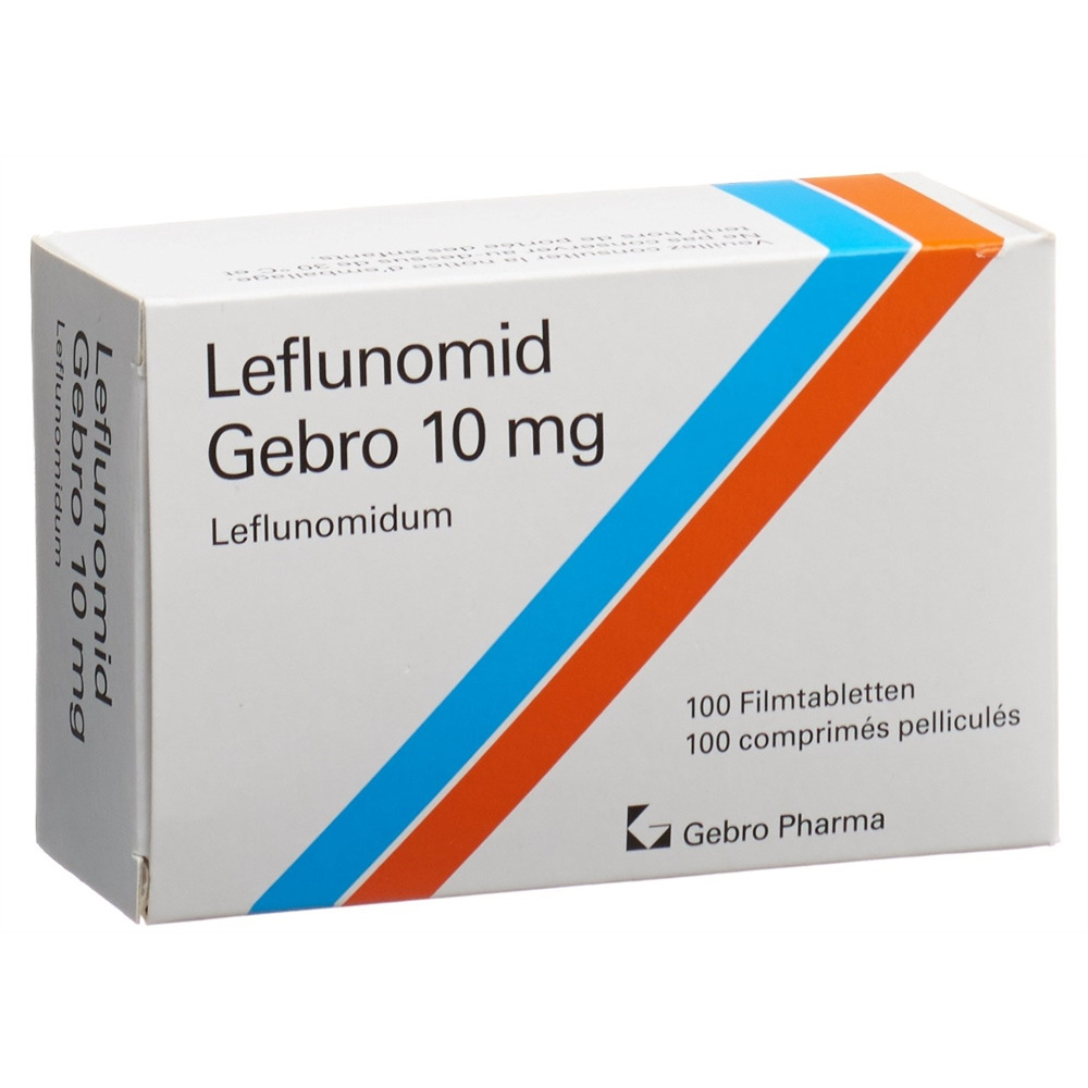LEFLUNOMIDE Gebro 10 mg, image principale