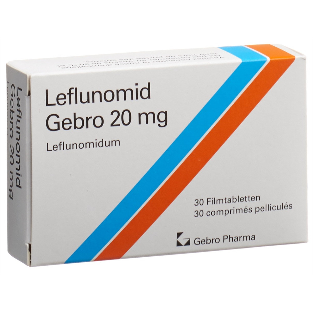 LEFLUNOMIDE Gebro 20 mg, image principale