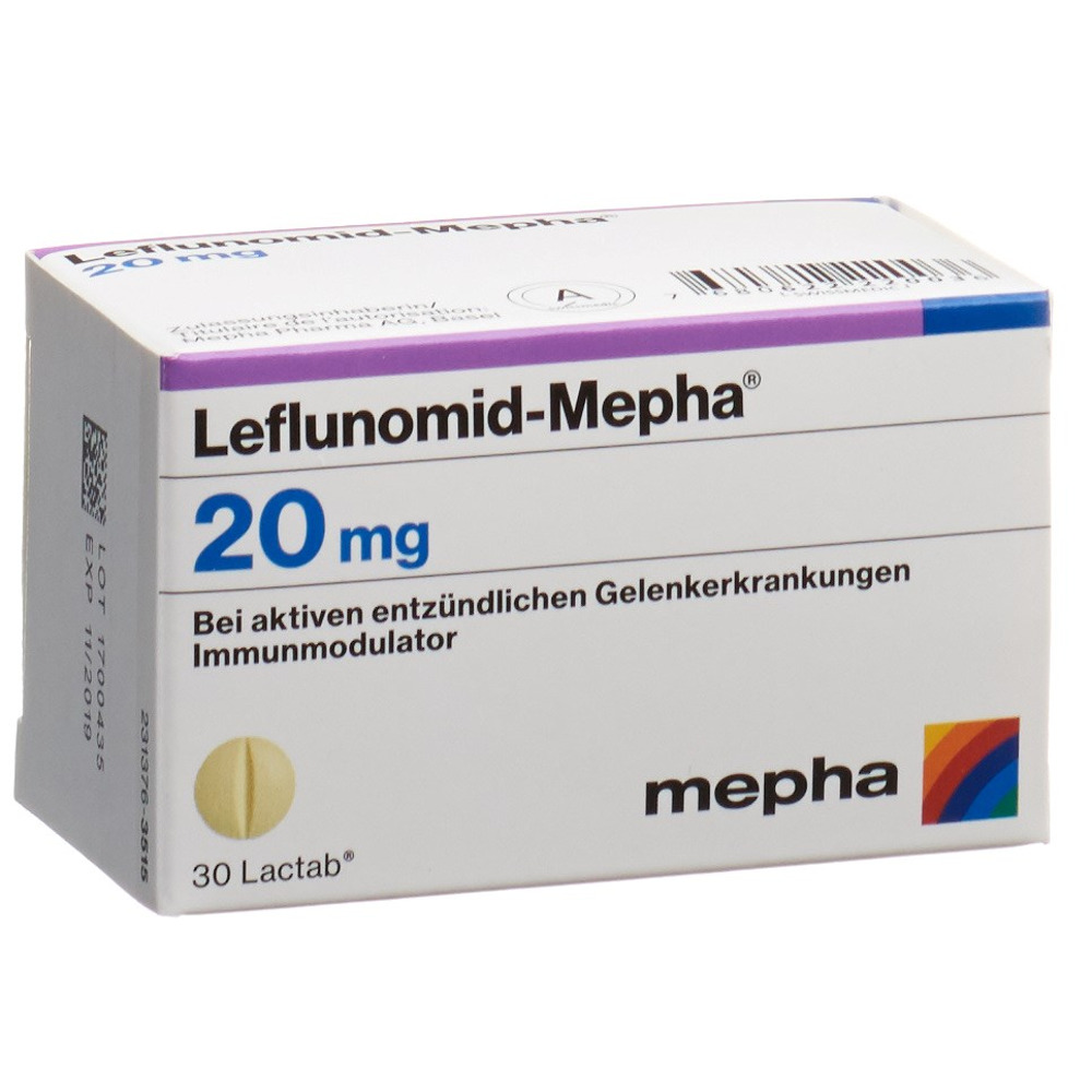 LEFLUNOMIDE Mepha 20 mg, Hauptbild