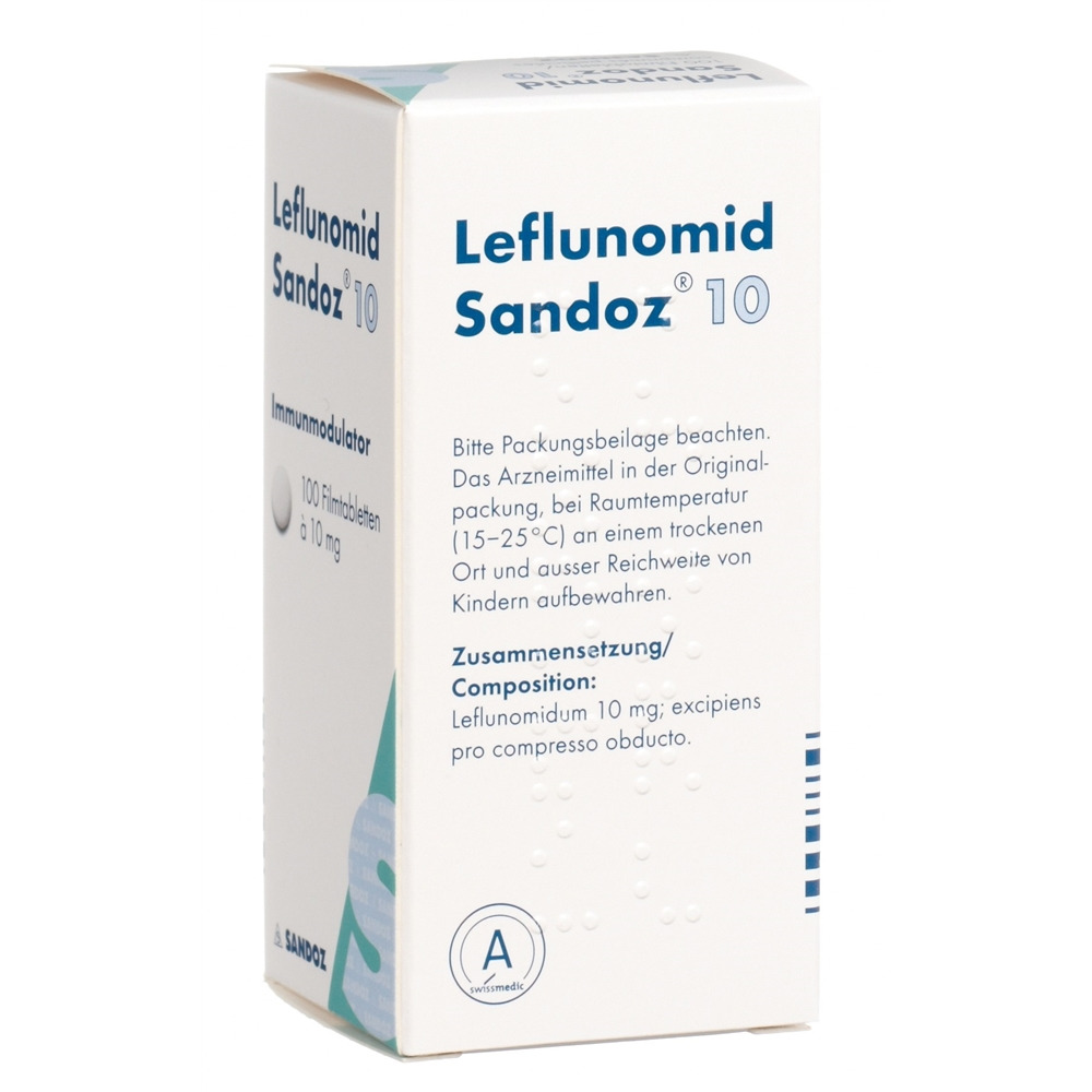 LEFLUNOMIDE Sandoz 10 mg, Bild 2 von 2