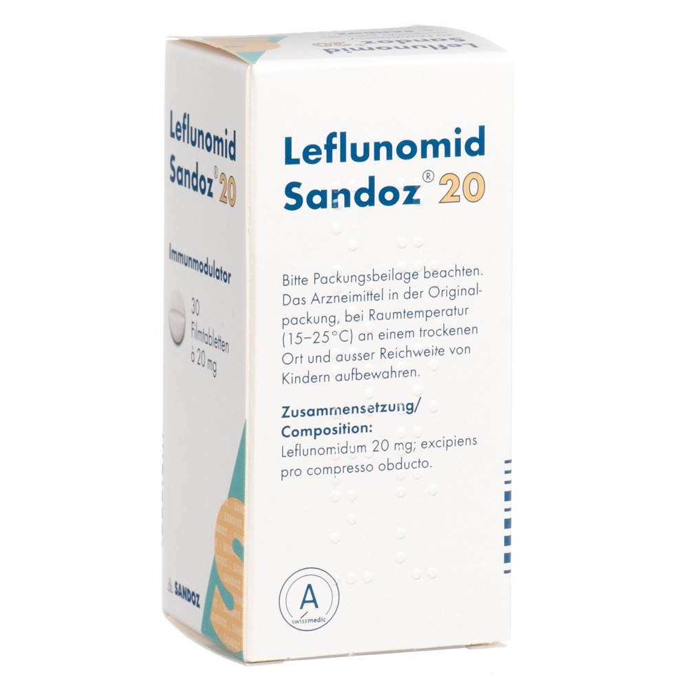 LEFLUNOMIDE Sandoz 20 mg, Bild 2 von 2