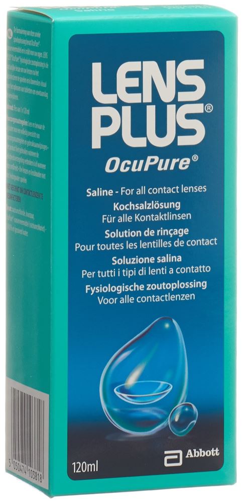 LENS PLUS OcuPure solution saline, image principale