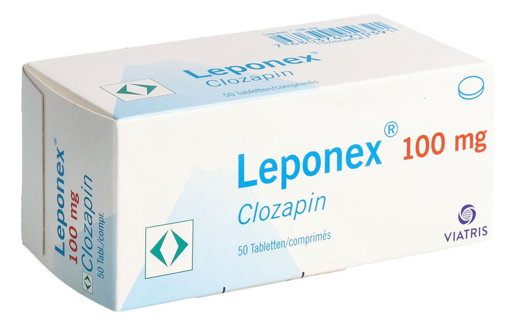 Leponex Tabl 100 mg Blist 50 Stk, Hauptbild Leponex Tabl 100 mg Blist 50 Stk, Hauptbild