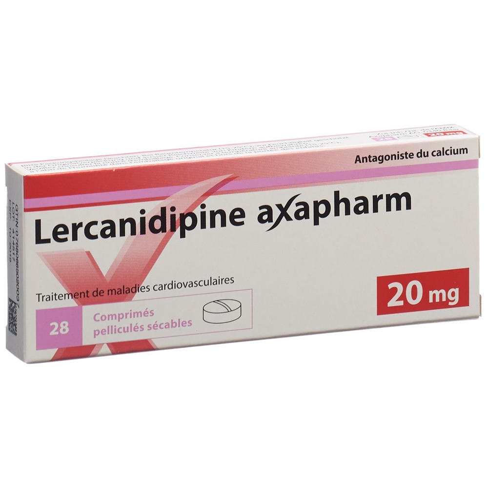 LERCANIDIPINE Axapharm 20 mg, Bild 2 von 2