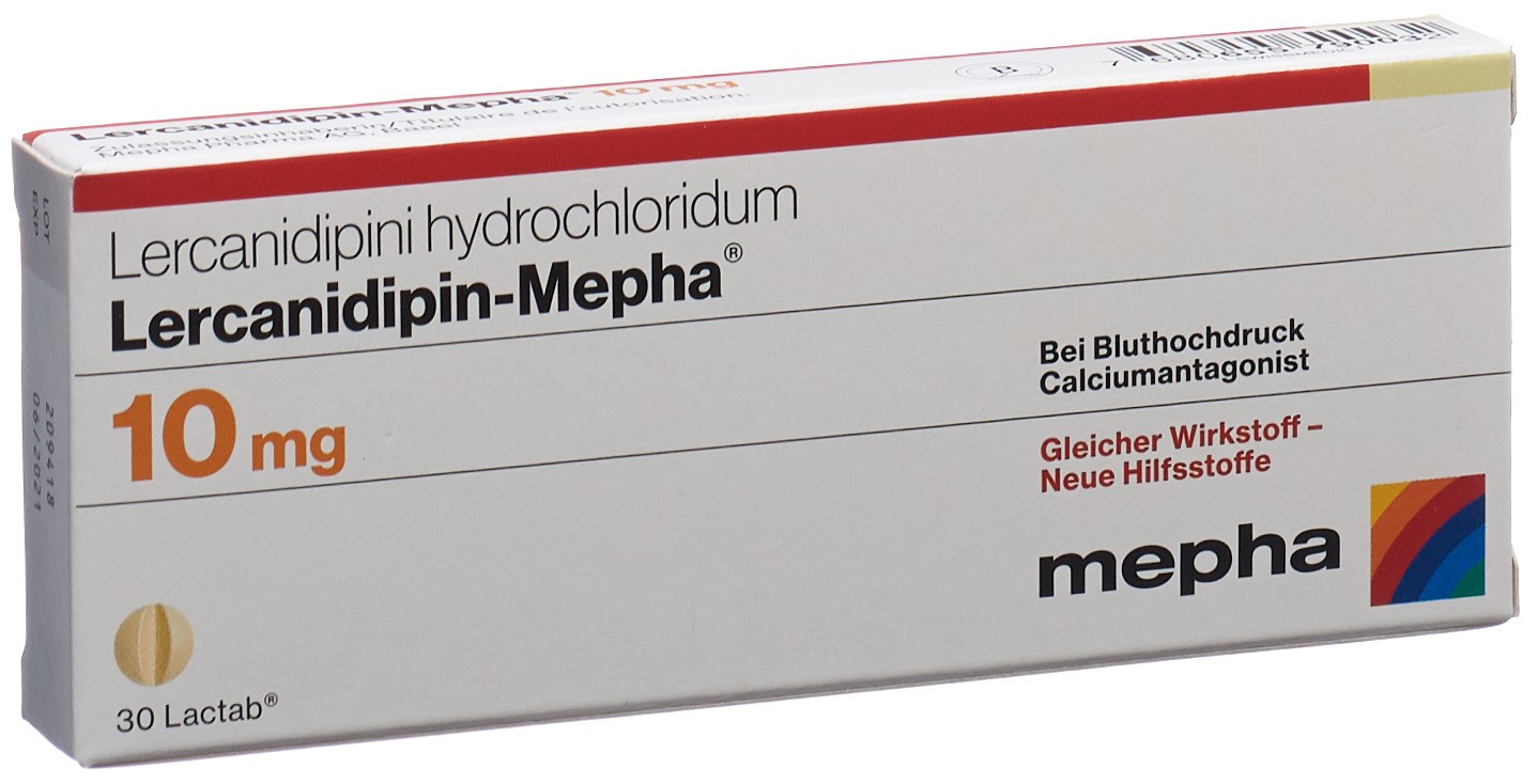 LERCANIDIPINE Mepha 10 mg, image principale