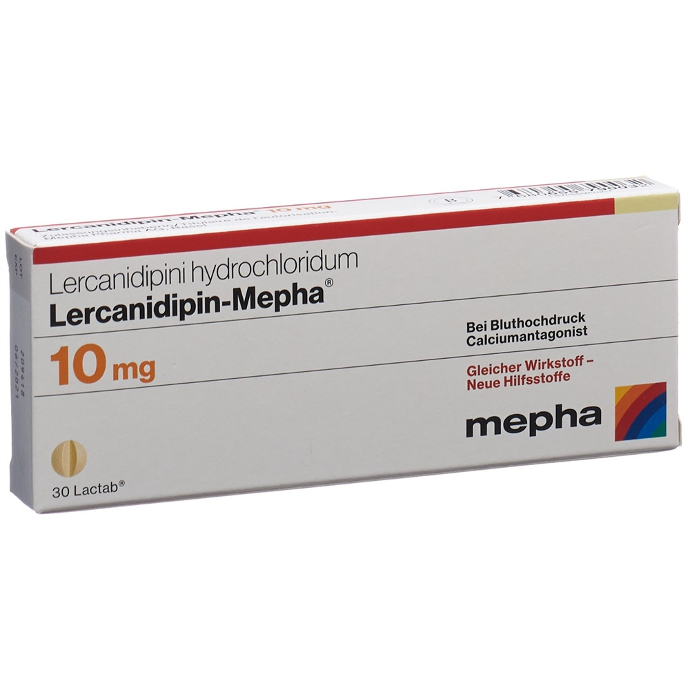 LERCANIDIPINE Mepha 10 mg, image principale