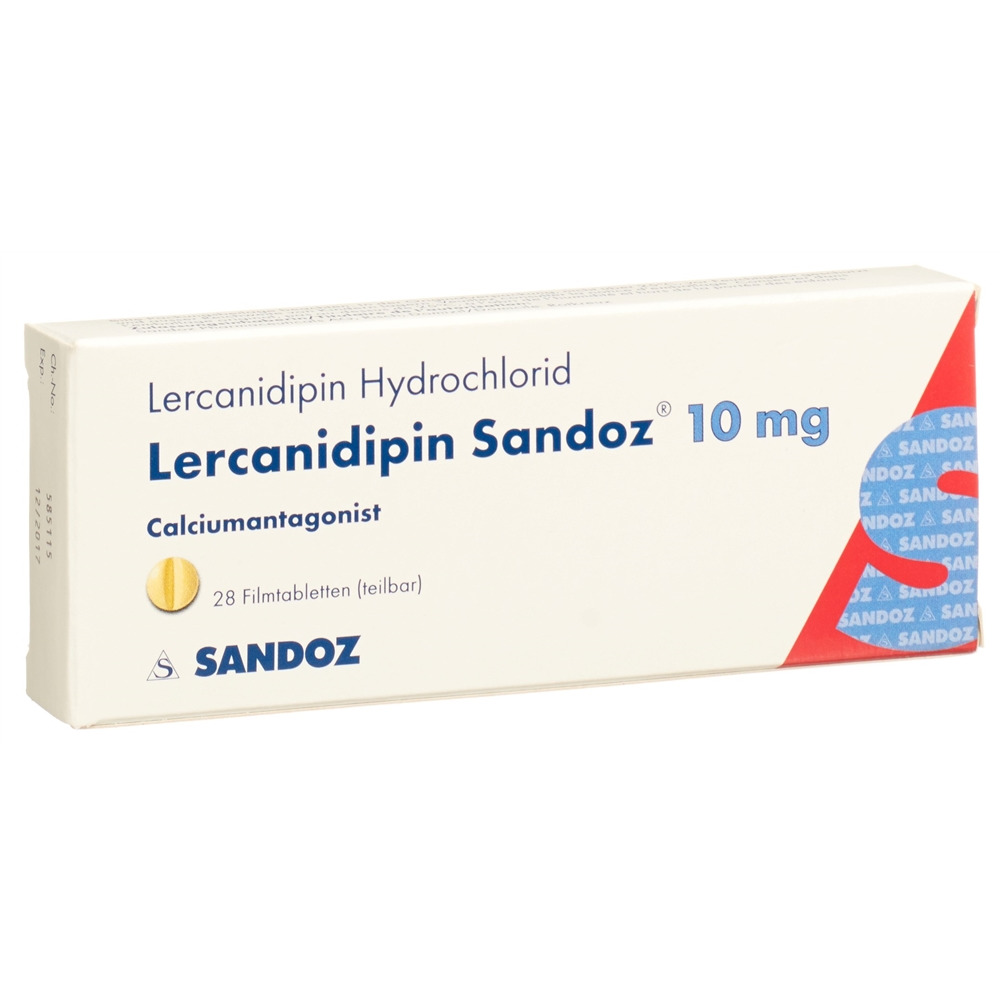 LERCANIDIPINE Sandoz 10 mg, Hauptbild