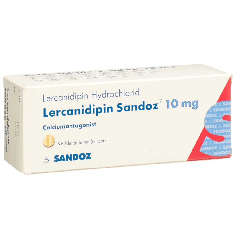 LERCANIDIPINE Sandoz 10 mg, Hauptbild