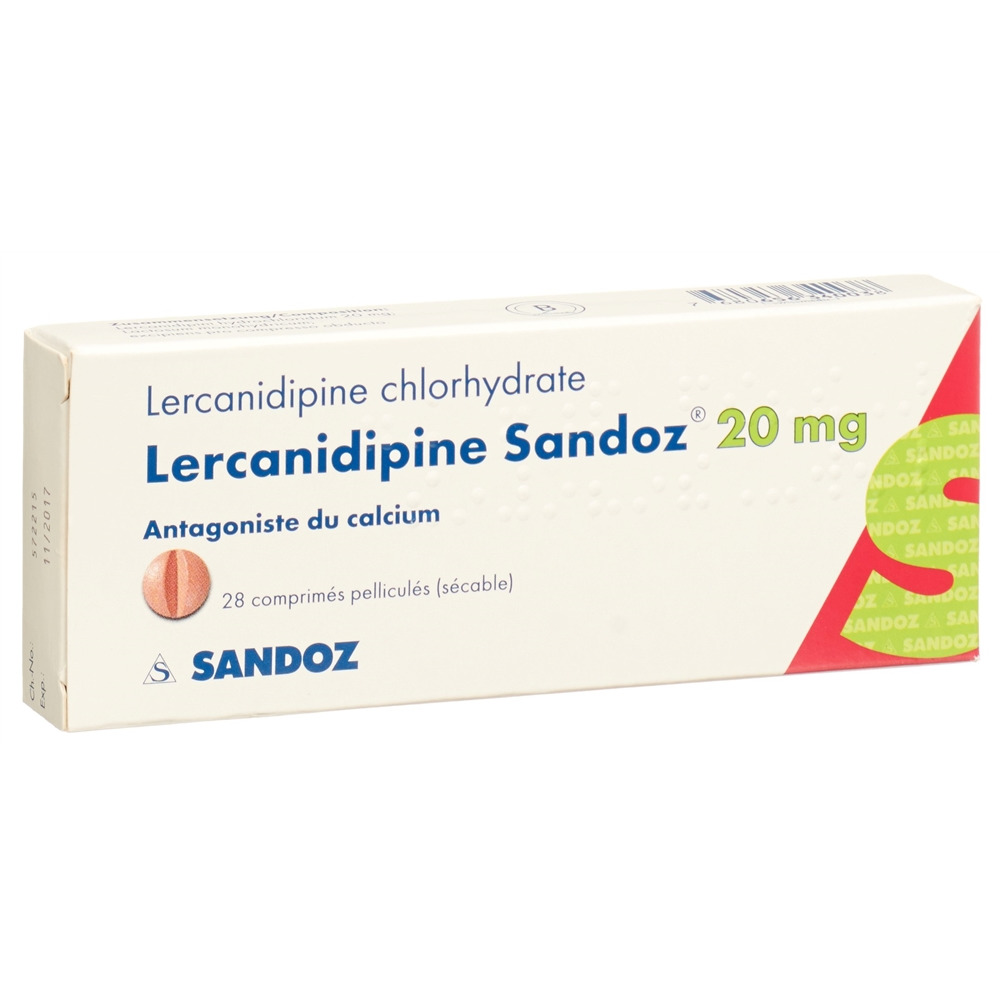 LERCANIDIPINE Sandoz 20 mg, Bild 2 von 2